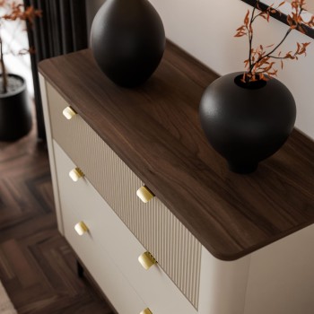 Komoda do salonu AUTUMN 3S na wysokich nóżkach