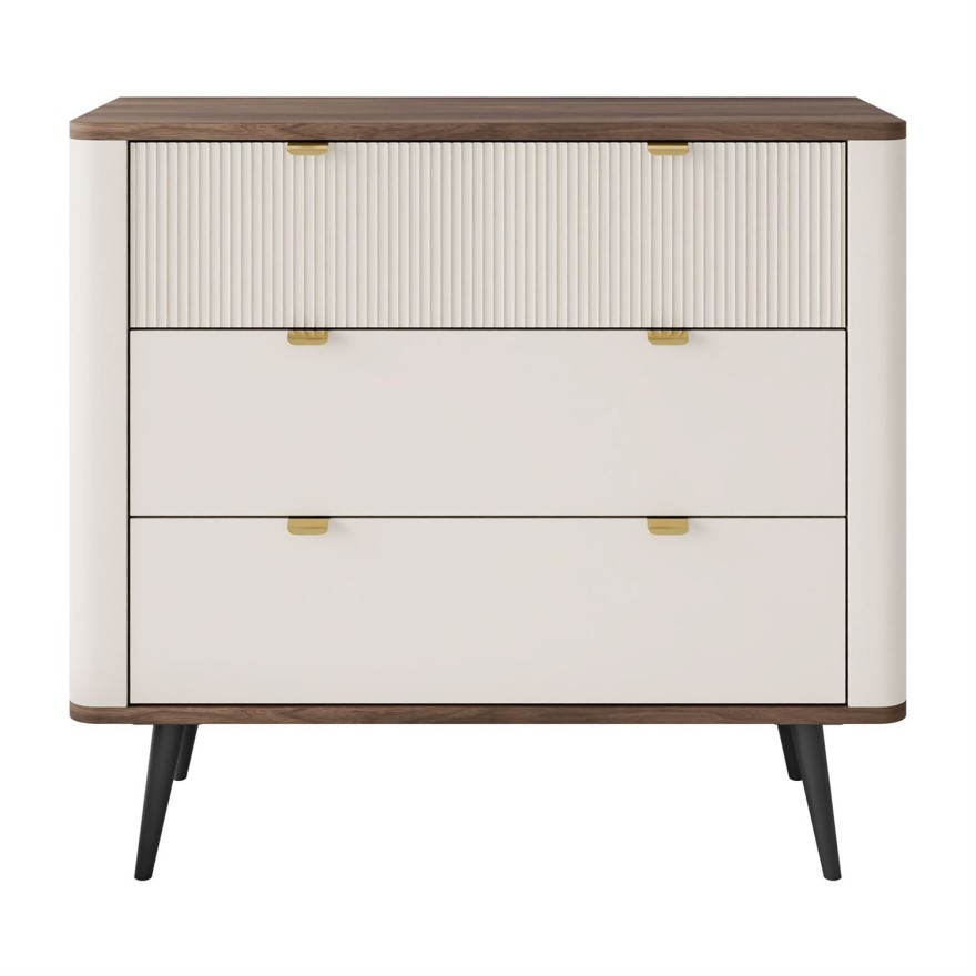 Komoda do salonu AUTUMN 3S na wysokich nóżkach