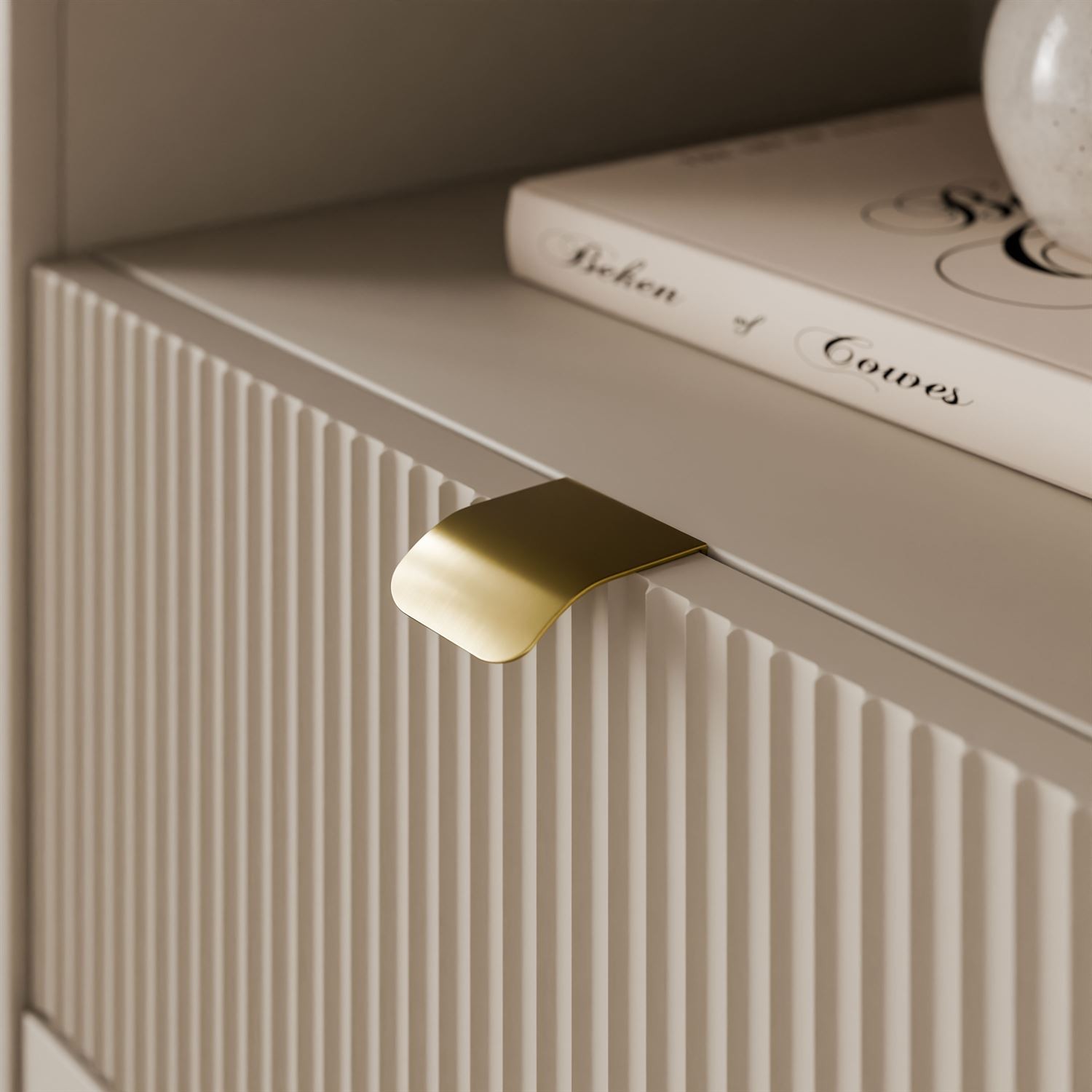 Wąski regał AUTUMN 1D3S z szufladami