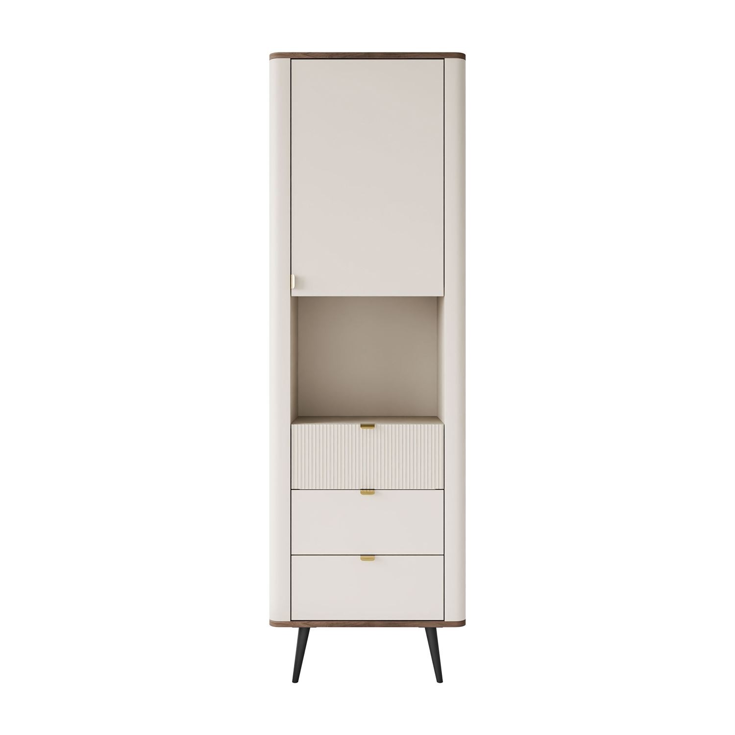 Wąski regał AUTUMN 1D3S z szufladami