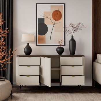 Komoda do przedpokoju AUTUMN 1D6S z sześcioma szufladami