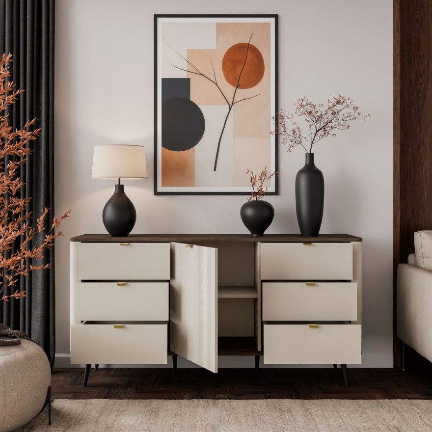 Komoda do przedpokoju AUTUMN 1D6S z sześcioma szufladami