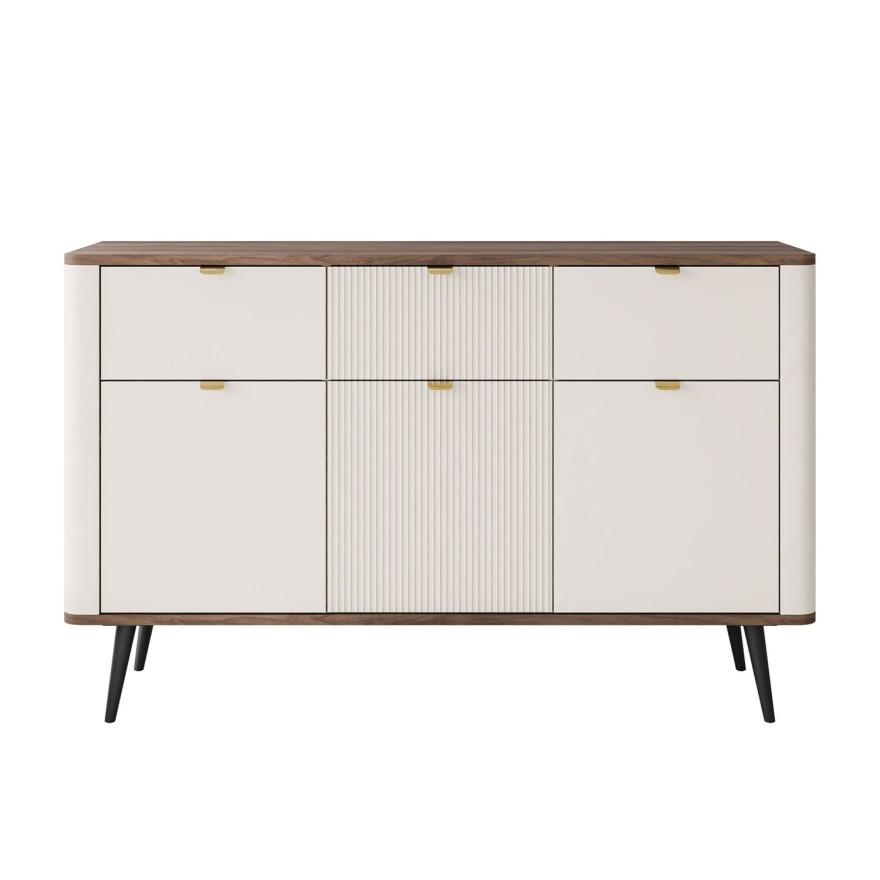 Komoda AUTUMN 3D3S na wysokich nóżkach