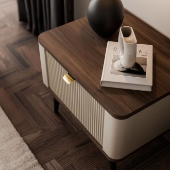 Stolik nocny AUTUMN na wysokich nóżkach