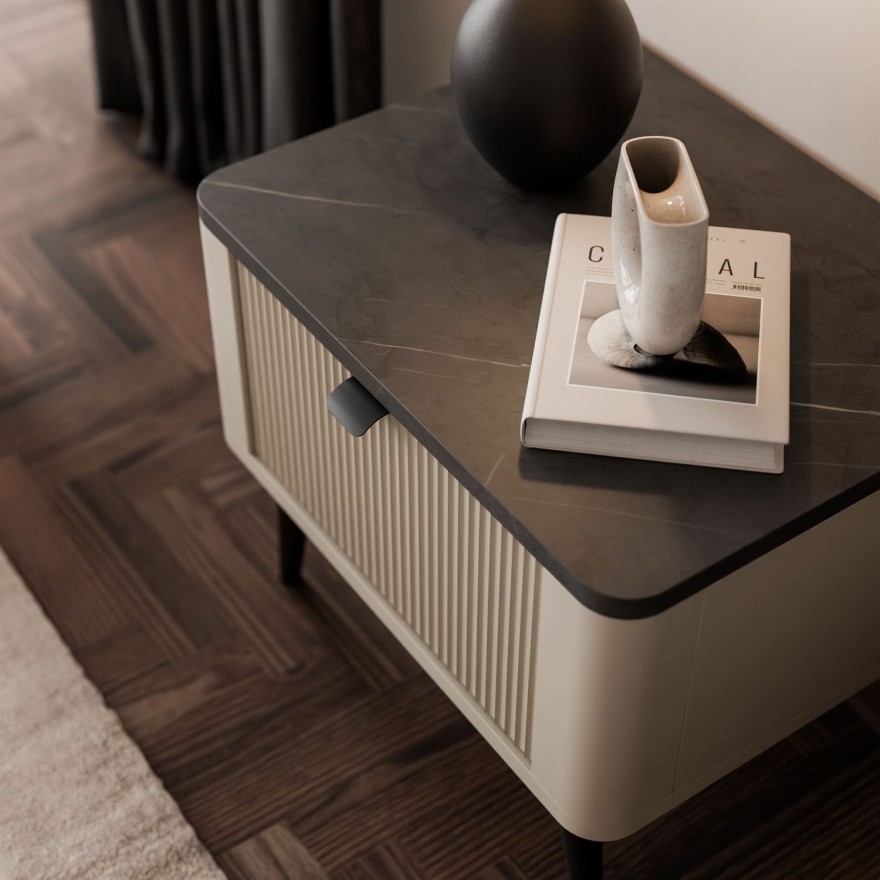 Stolik nocny AUTUMN na wysokich nóżkach