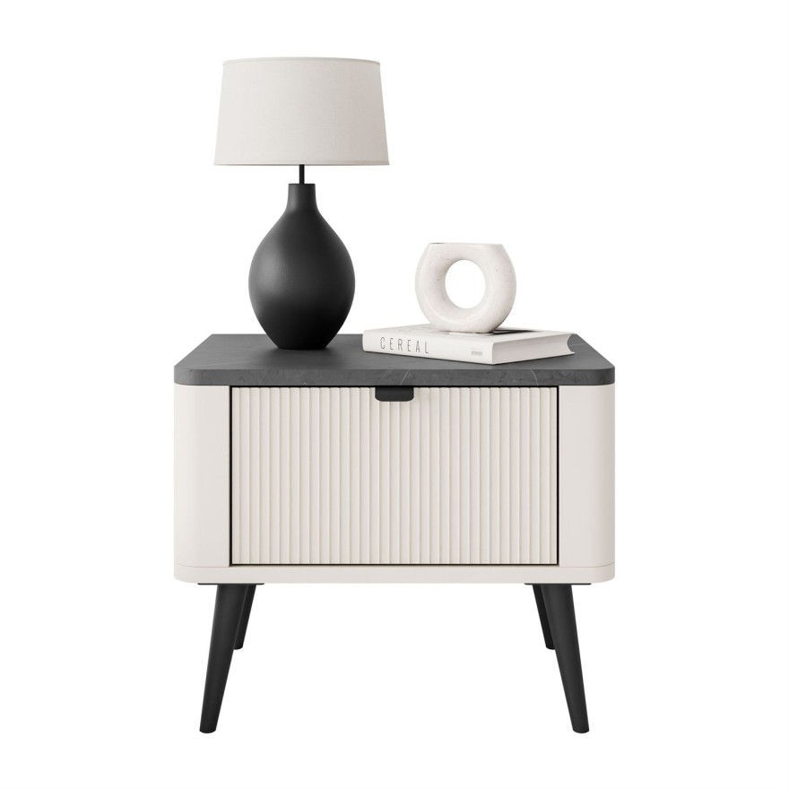 Stolik nocny AUTUMN na wysokich nóżkach