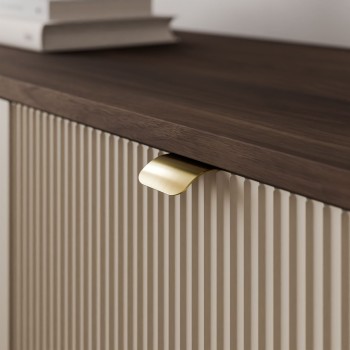 Szafka RTV AUTUMN 3D na wysokich nóżkach