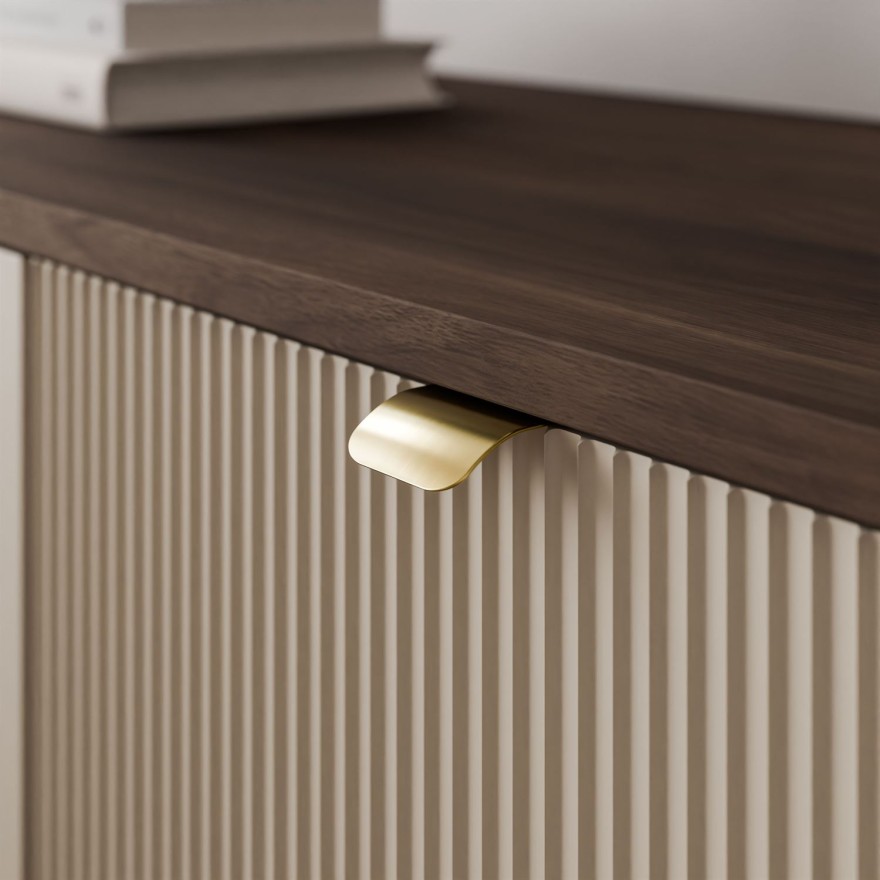 Szafka RTV AUTUMN 3D na wysokich nóżkach