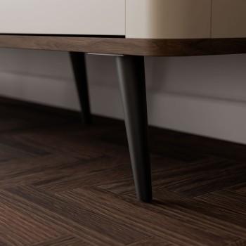 Szafka RTV AUTUMN 3D na wysokich nóżkach