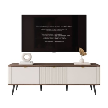 Szafka RTV AUTUMN 3D na wysokich nóżkach