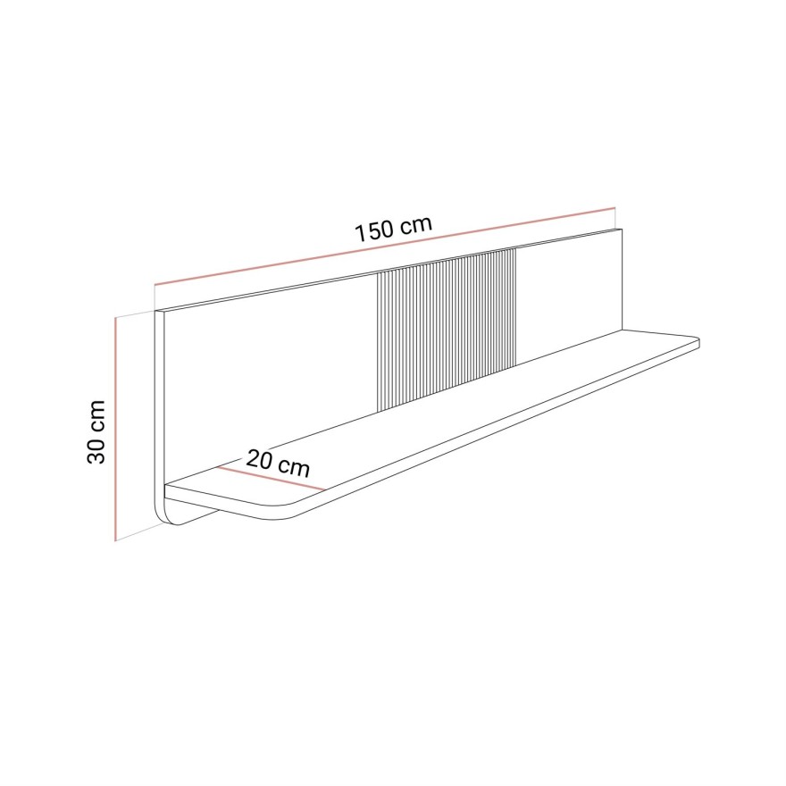 Szafka RTV AUTUMN 3D na wysokich nóżkach
