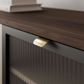 Szafka RTV AUTUMN 2D1W na wysokich nóżkach