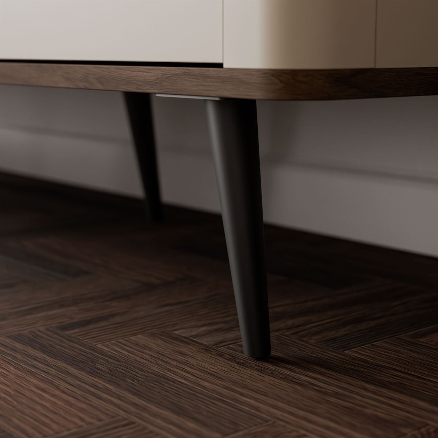 Szafka RTV AUTUMN 2D1W na wysokich nóżkach