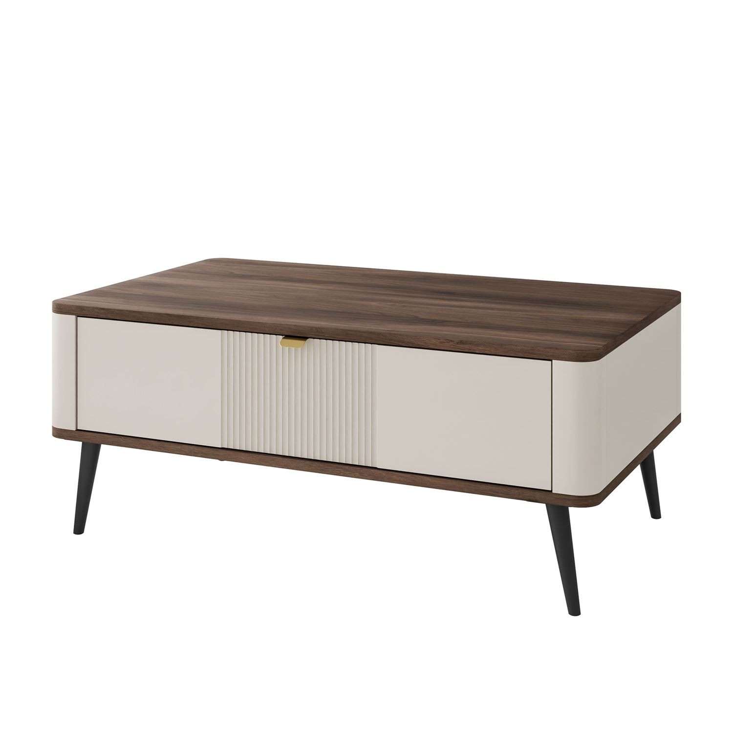 Stolik kawowy AUTUMN z zamykaną półką pod blatem