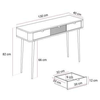 Konsola AUTUMN z szufladami