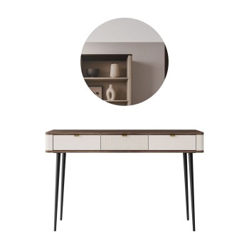 Toaletka AUTUMN z okrągłym lustrem