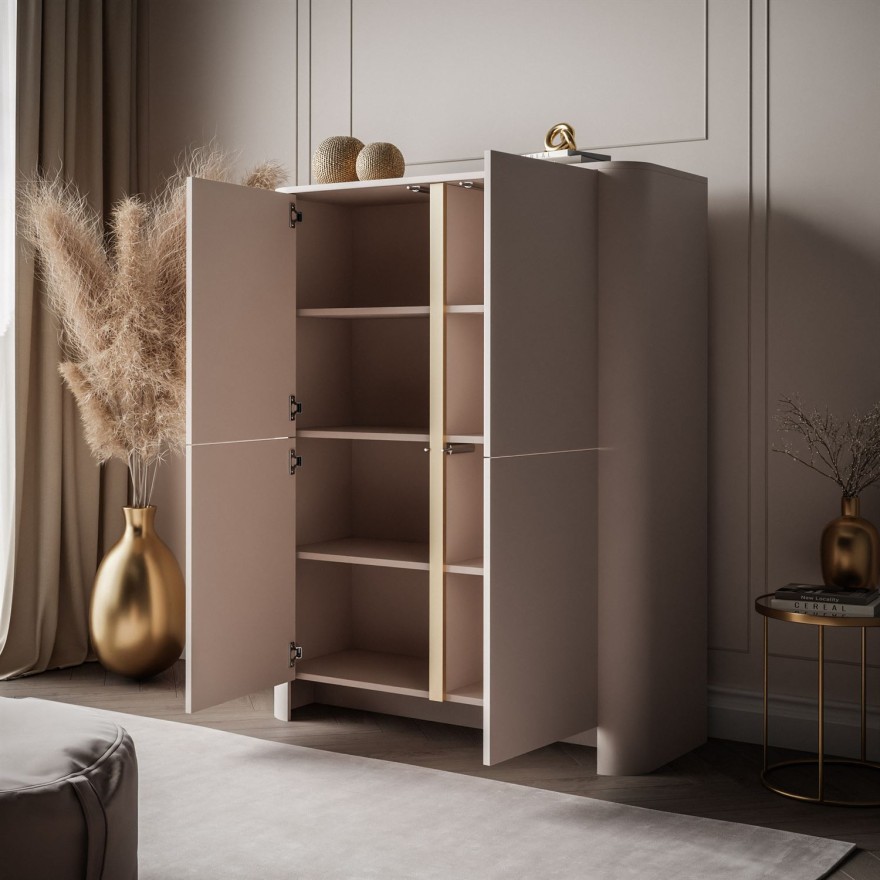 Czterodrzwiowa komoda DESTINY KASZMIR K-103