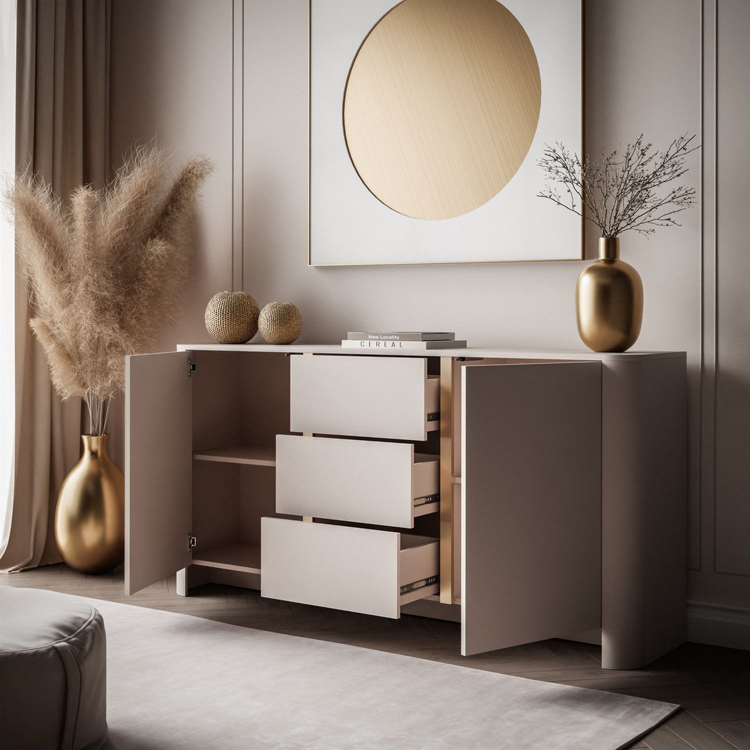 Komoda z szufladami DESTINY KASZMIR KSZ-168