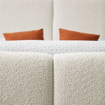 Łóżko tapicerowane ELENA z pojemnikiem na pościel