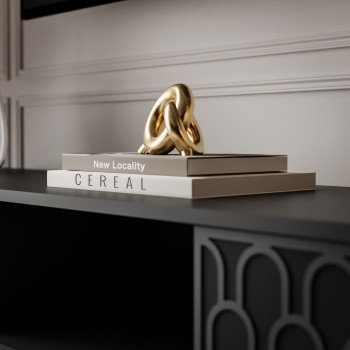 Szafka RTV MILANO 2D na wysokich nogach