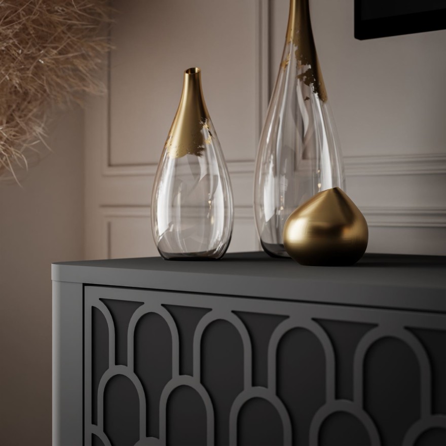 Szafka RTV MILANO 3D na wysokich nóżkach