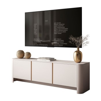 Trzydrzwiowa szafka RTV DESTINY KASZMIR