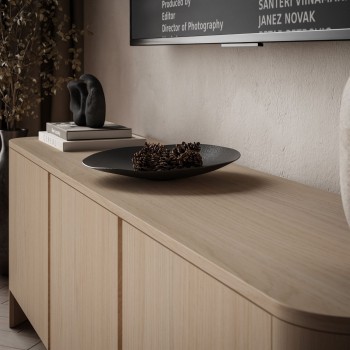 Trzydrzwiowa szafka RTV DESTINY II