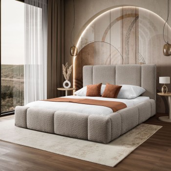 Łóżko tapicerowane ELENA z...