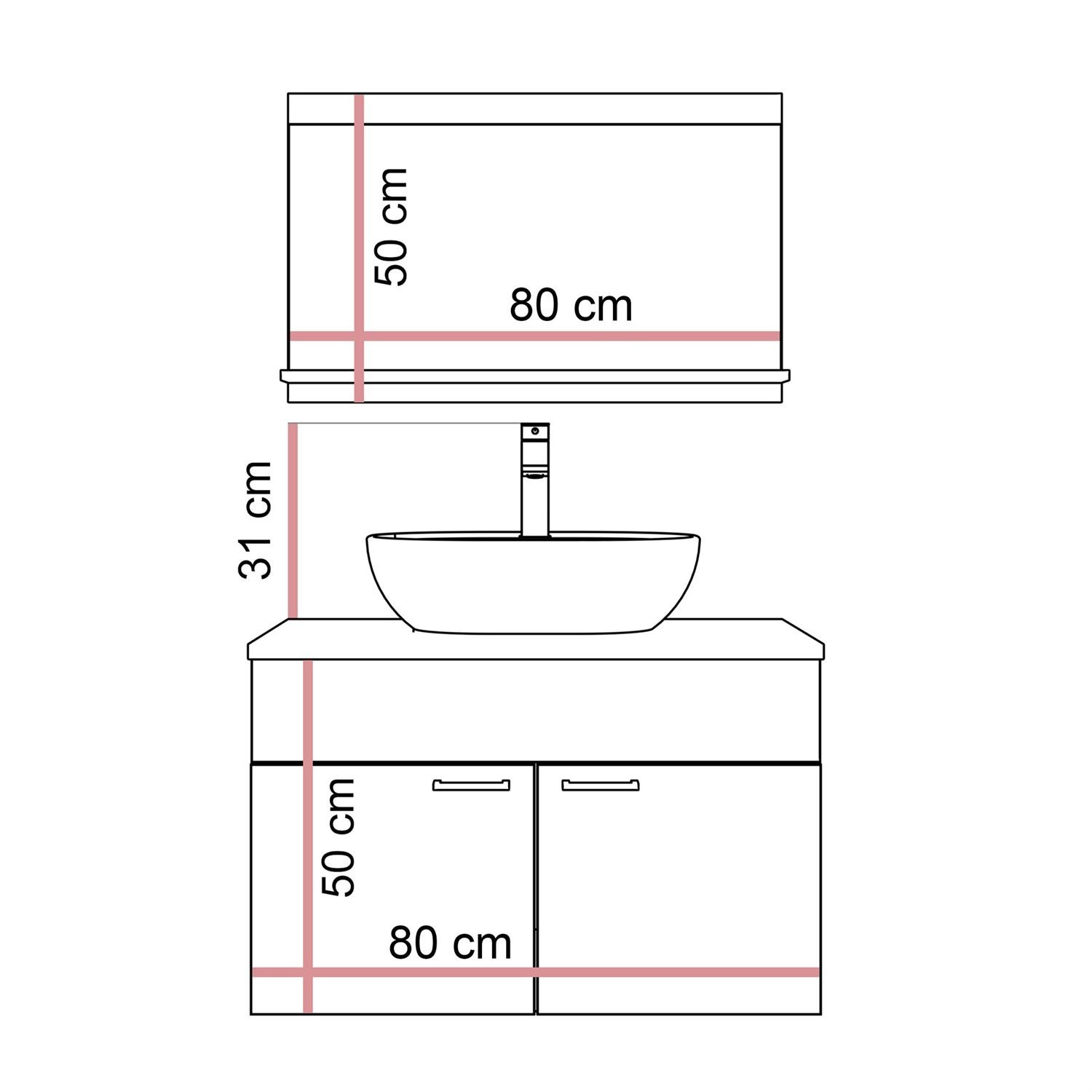 Szafka łazienkowa LUMIRE LOFT