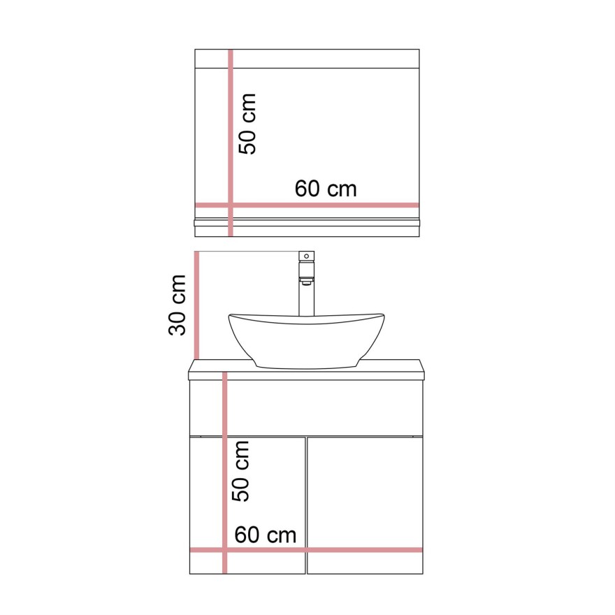 Szafka łazienkowa LUMIRE II LOFT