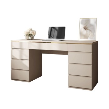 Biurko AURORA DOUBLE KASZMIR z szufladami