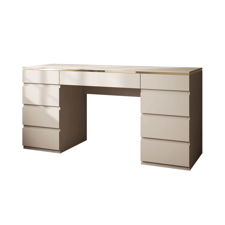 Biurko AURORA DOUBLE KASZMIR z szufladami