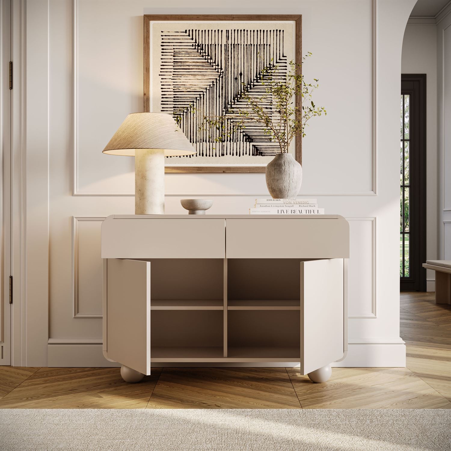 Kompaktowa komoda OLIVIO KSZ108 kaszmir