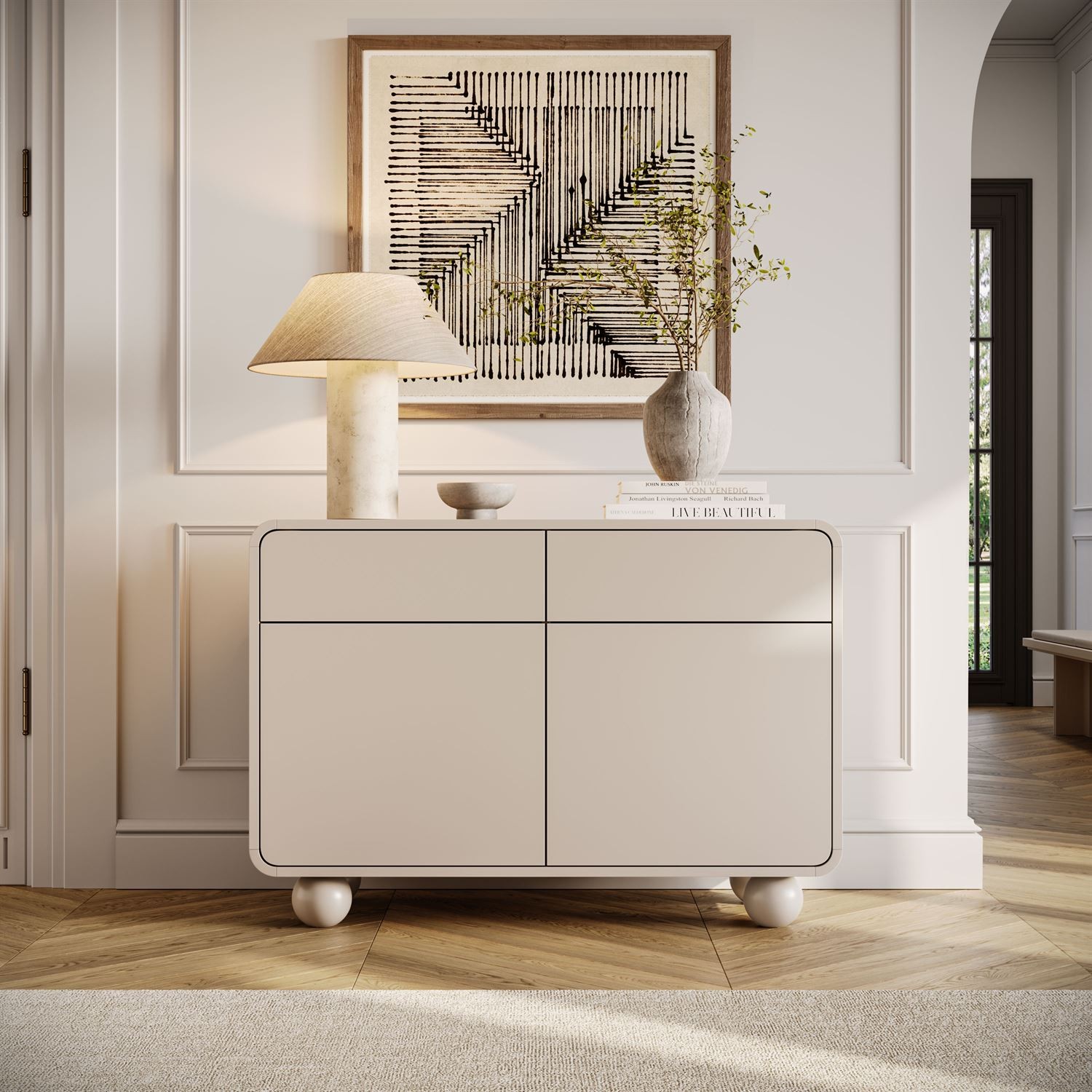 Kompaktowa komoda OLIVIO KSZ108 kaszmir