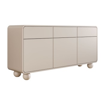 Trzydrzwiowa komoda OLIVIO KSZ160 z szufladami