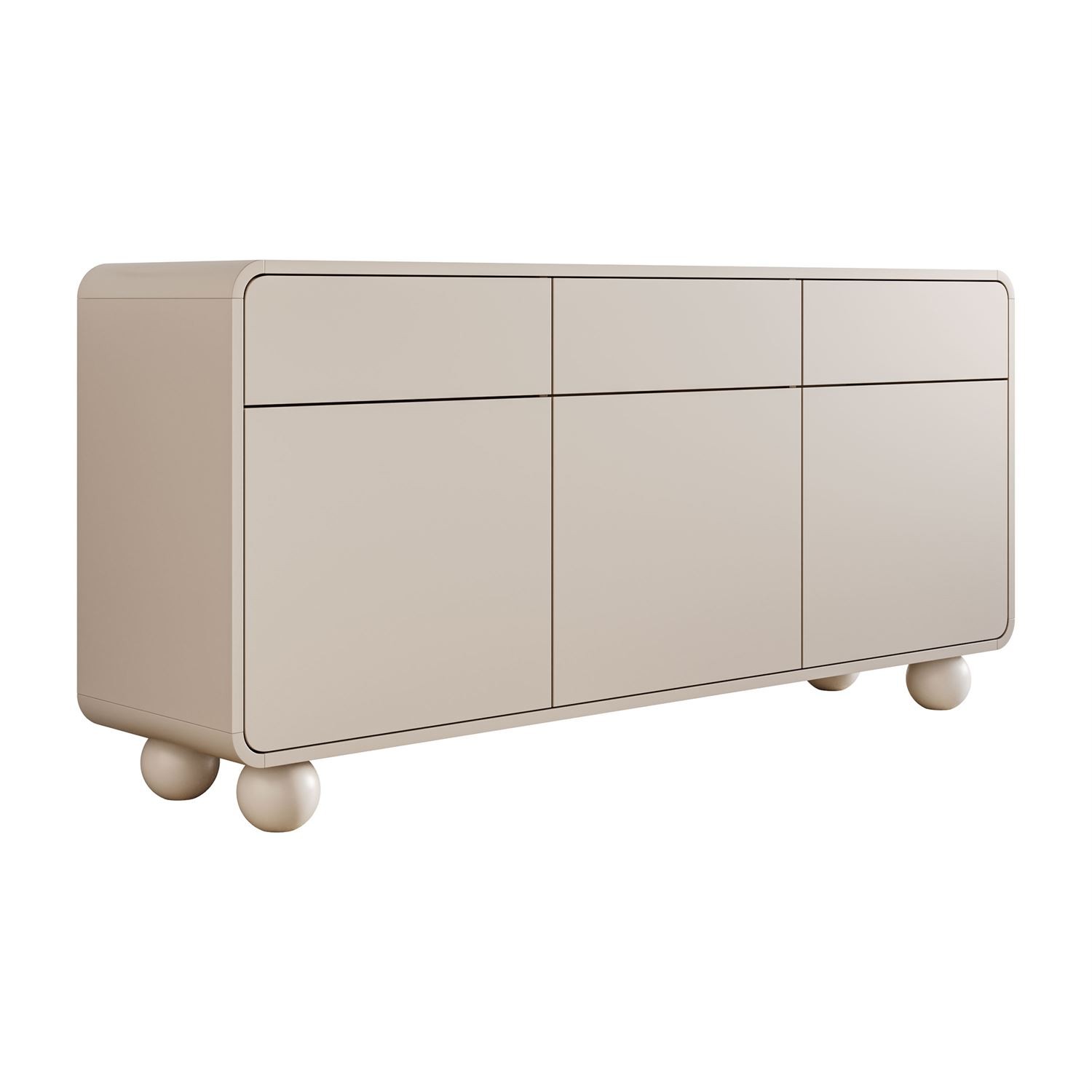 Trzydrzwiowa komoda OLIVIO KSZ160 z szufladami