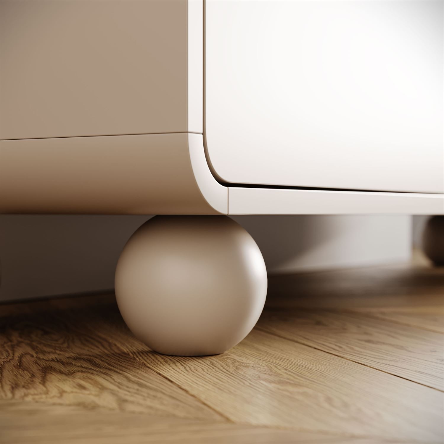 Trzydrzwiowa komoda OLIVIO KSZ160 z szufladami