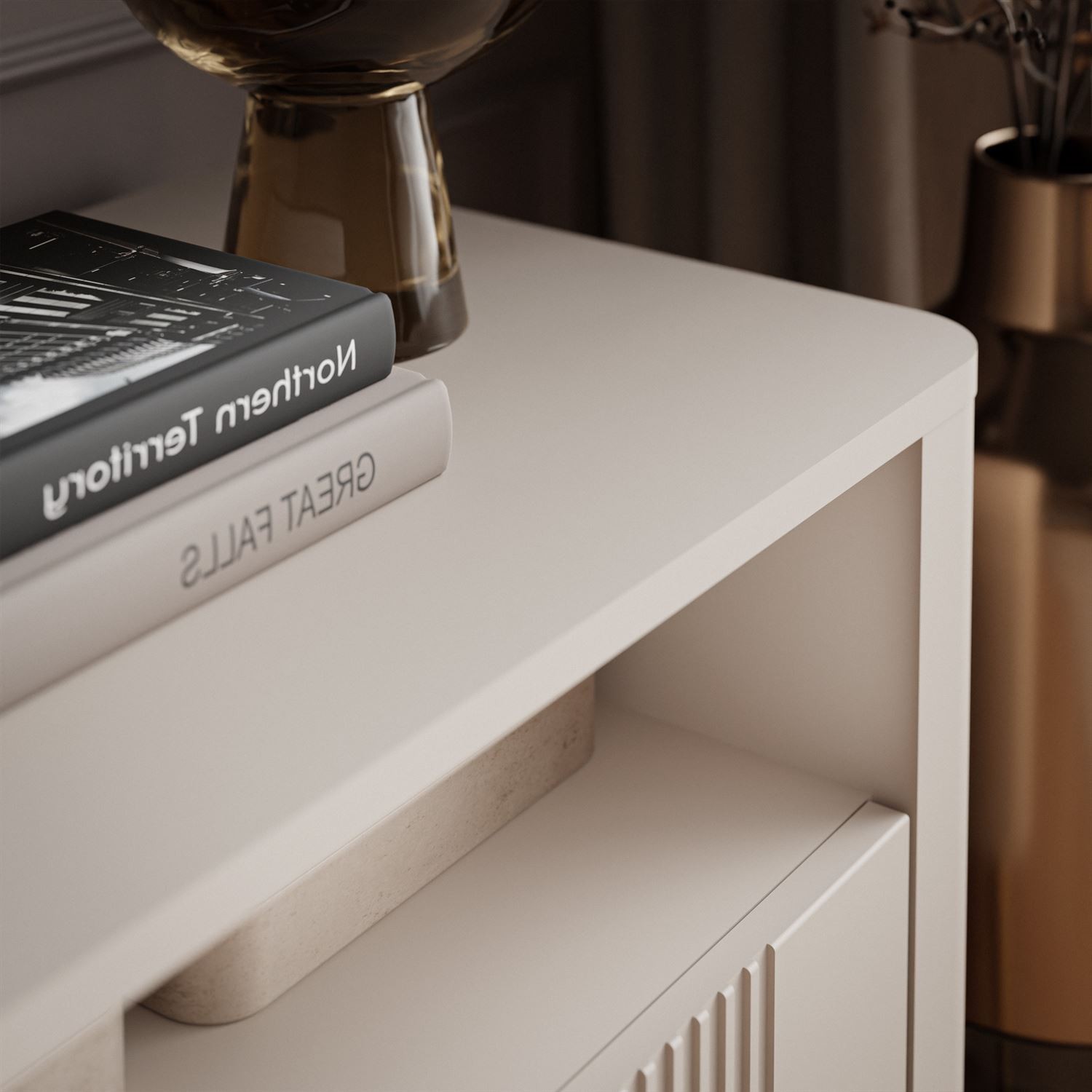 Szafka RTV ELYSIA KASZMIR z szufladami