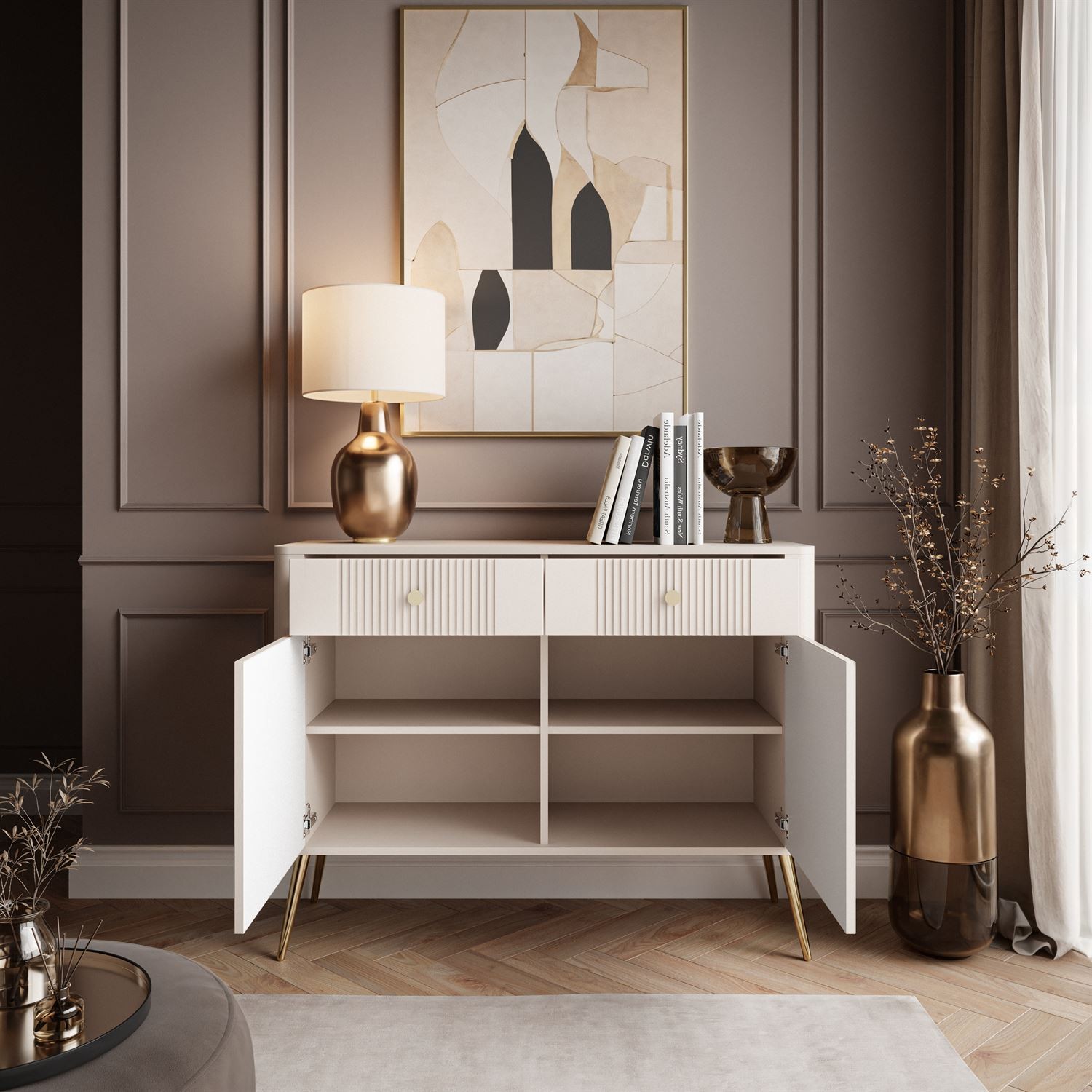 Komoda ELYSIA KASZMIR 2D2S z szufladami