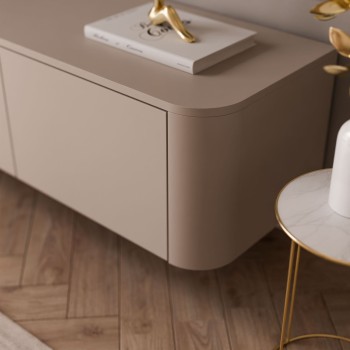 Wisząca szafka RTV CELESTE z oświetleniem LED