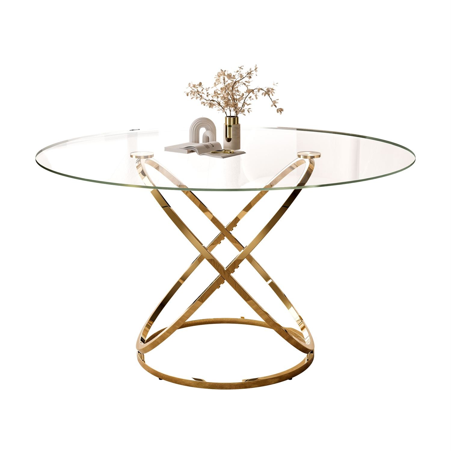 Stół do jadalni BELLE ze szklanym blatem