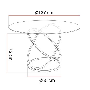 Zestaw do jadalni BELLE z czterema krzesłami