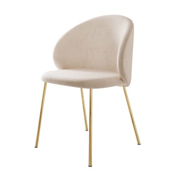 Zestaw do jadalni BELLE z czterema krzesłami