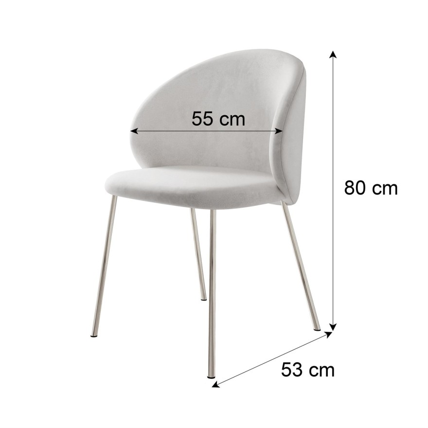 Zestaw do jadalni BELLE z czterema krzesłami