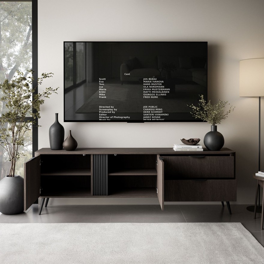 Szafka RTV TWILIGHT 2D2D z szufladami