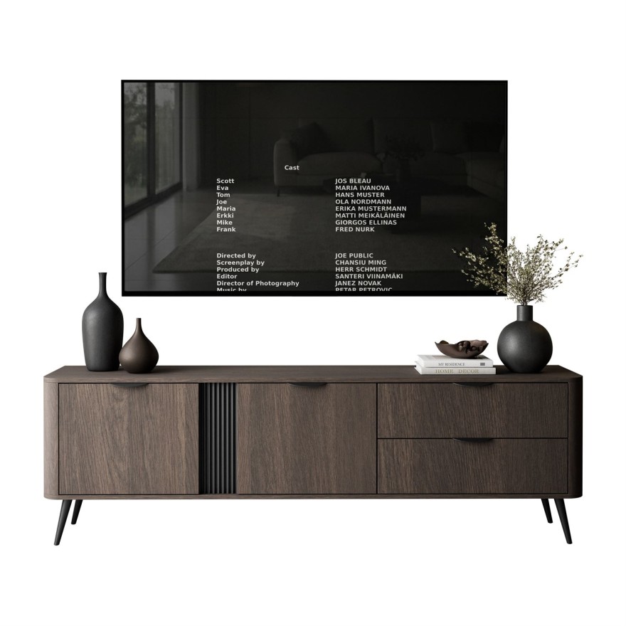 Szafka RTV TWILIGHT 2D2D z szufladami