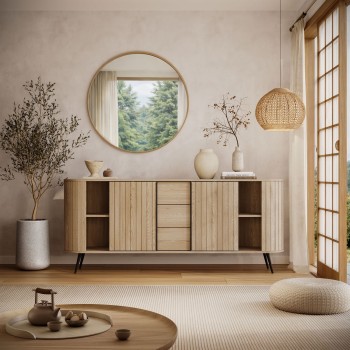 Komoda WILLOW 2D3S z przesuwnymi drzwiami