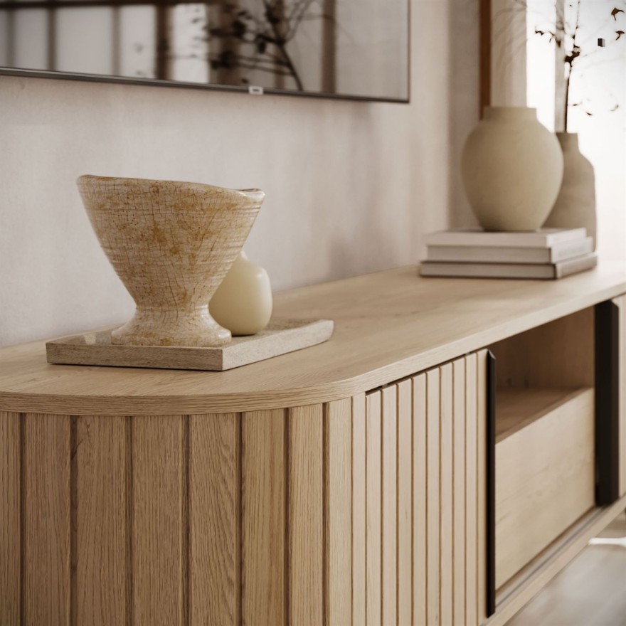 Szafka RTV WILLOW z przesuwnymi frontami