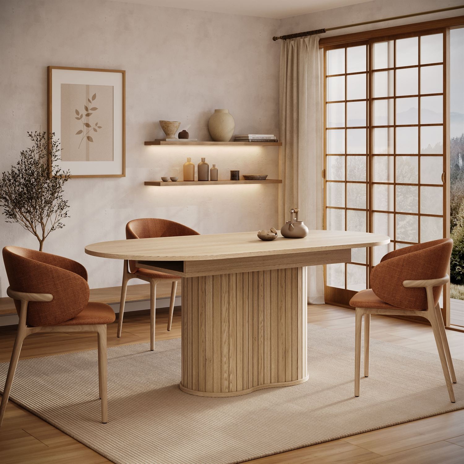 Rozkładany stół WILLOW 180-220 cm