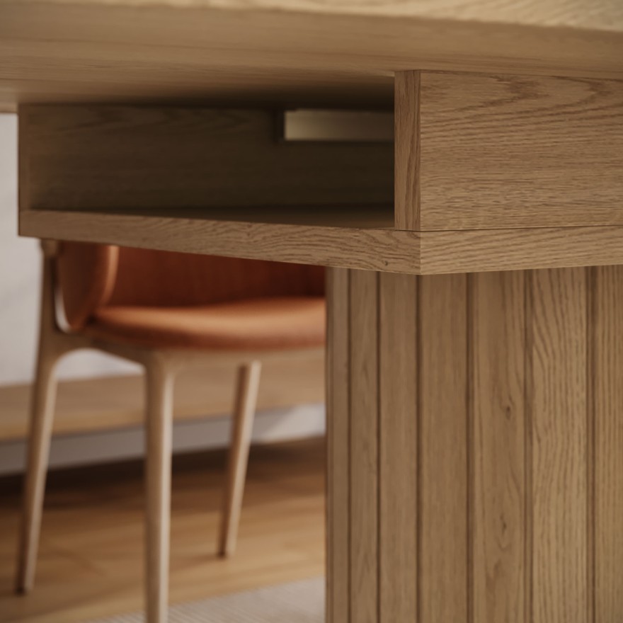 Rozkładany stół WILLOW 180-220 cm